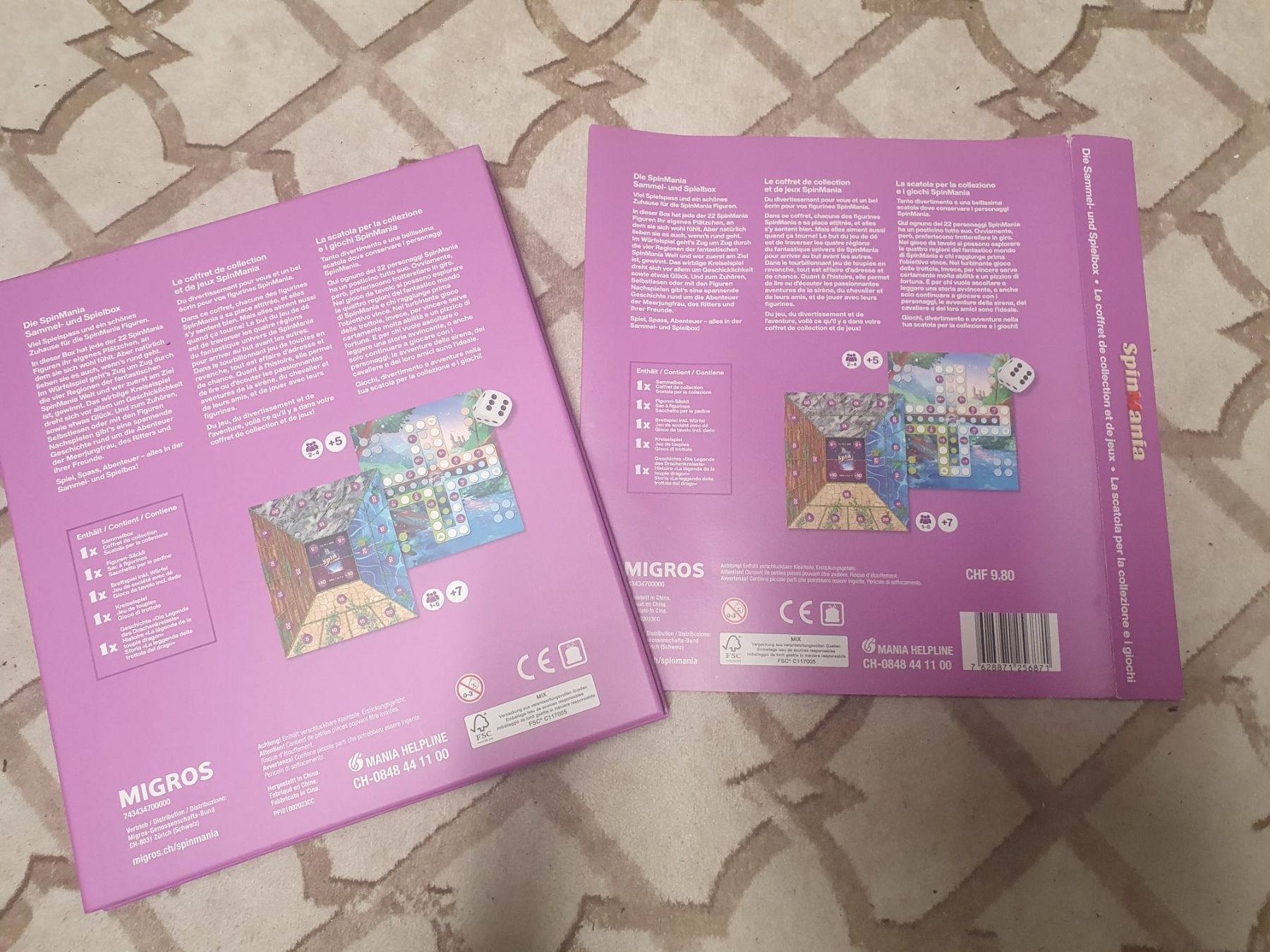 Migros Giochi: Migros Spin Mania Spinmania Brettspiel – Nuovo e nell'imballaggio originale da Zürich venduto da Alibaba1234 4