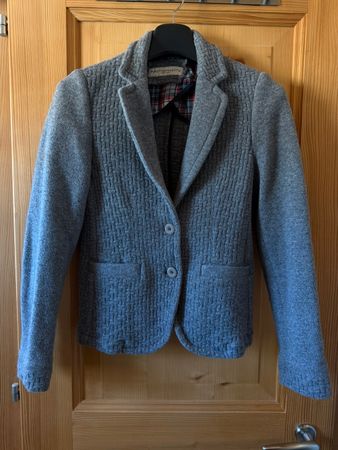Veste laine mélangée grise Nationalitix
