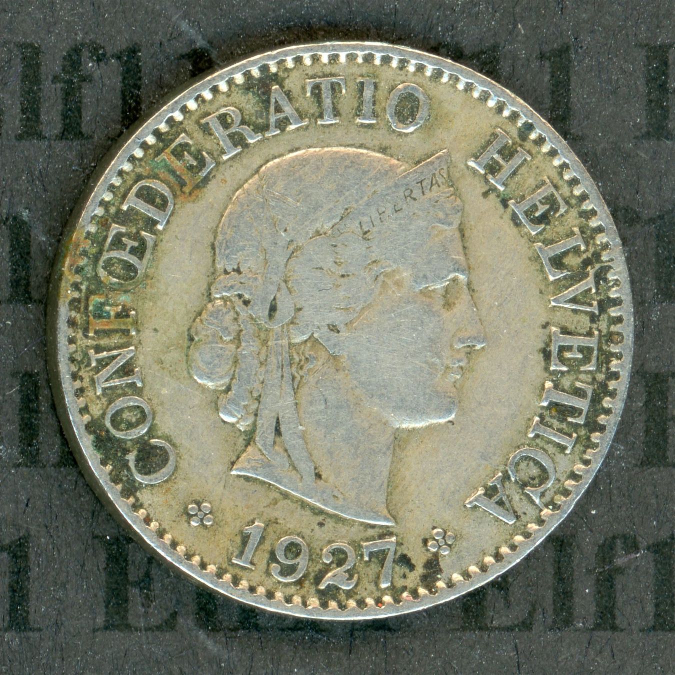 Tutti le monete: CHF___0.05 1927 ss 5 Rappen – Usato da Widnau venduto da Elf11