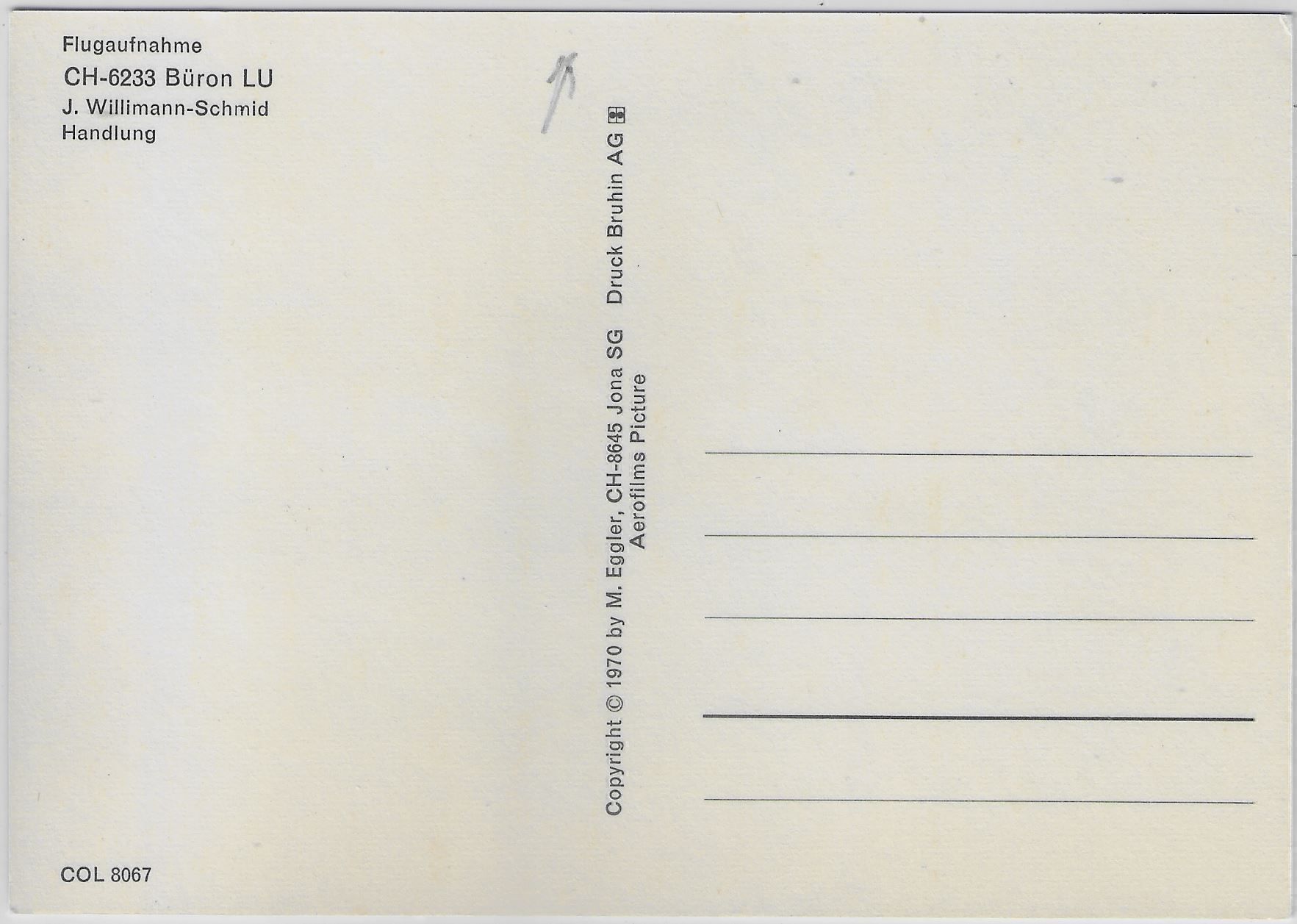 Cartoline postali: Flugaufnahme Büron LU – Antico da Ettingen venduto da Kartenplanet 1