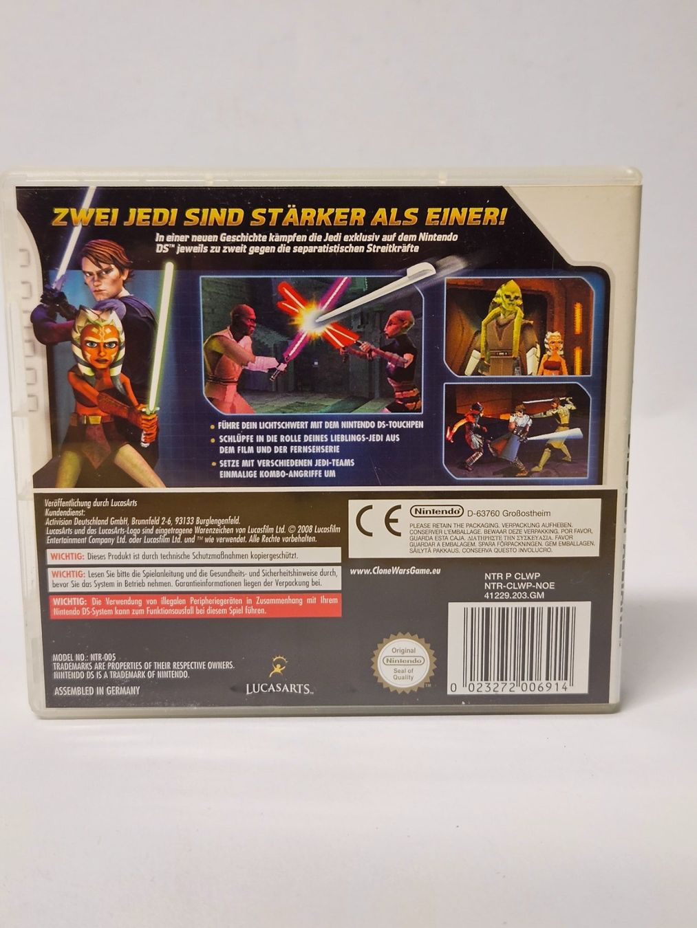 Giochi: Nintendo DS / STAR WARS - The Clone Wars / #WT18 – Usato da Oberdorf BL venduto da BaldenEagle 2
