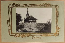 Prägekarte Fribourg Loretto Kapelle um 1900