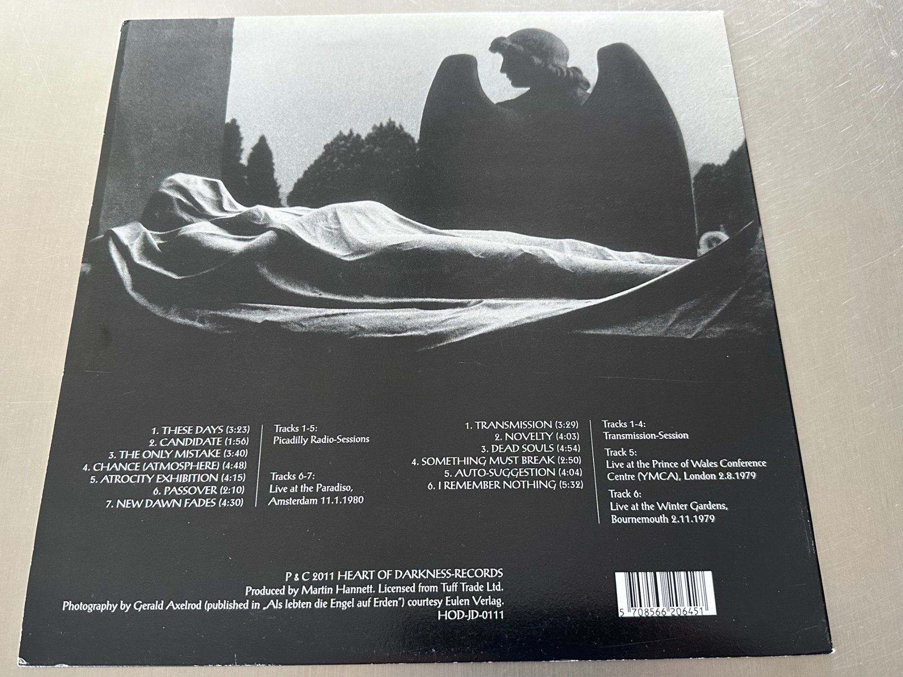 Schallplatten: JOY DIVISION LP CLOSER TO THE UNKNOWN TREASURES – Gebraucht aus Sion von jaipur1401 1