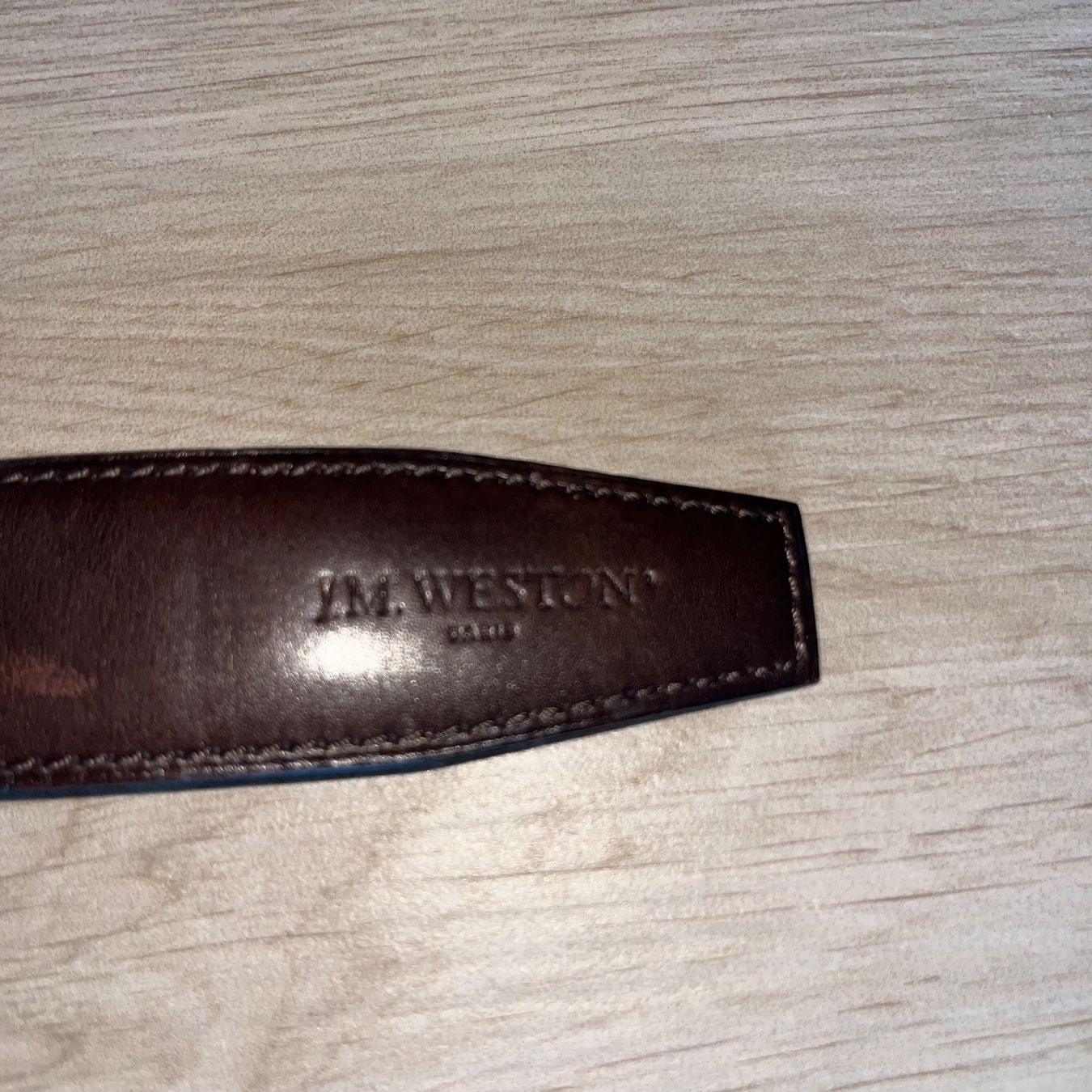 Cinture: Ceinture J.M. Weston réversible – Usato da Givrins venduto da Nicolux01 9