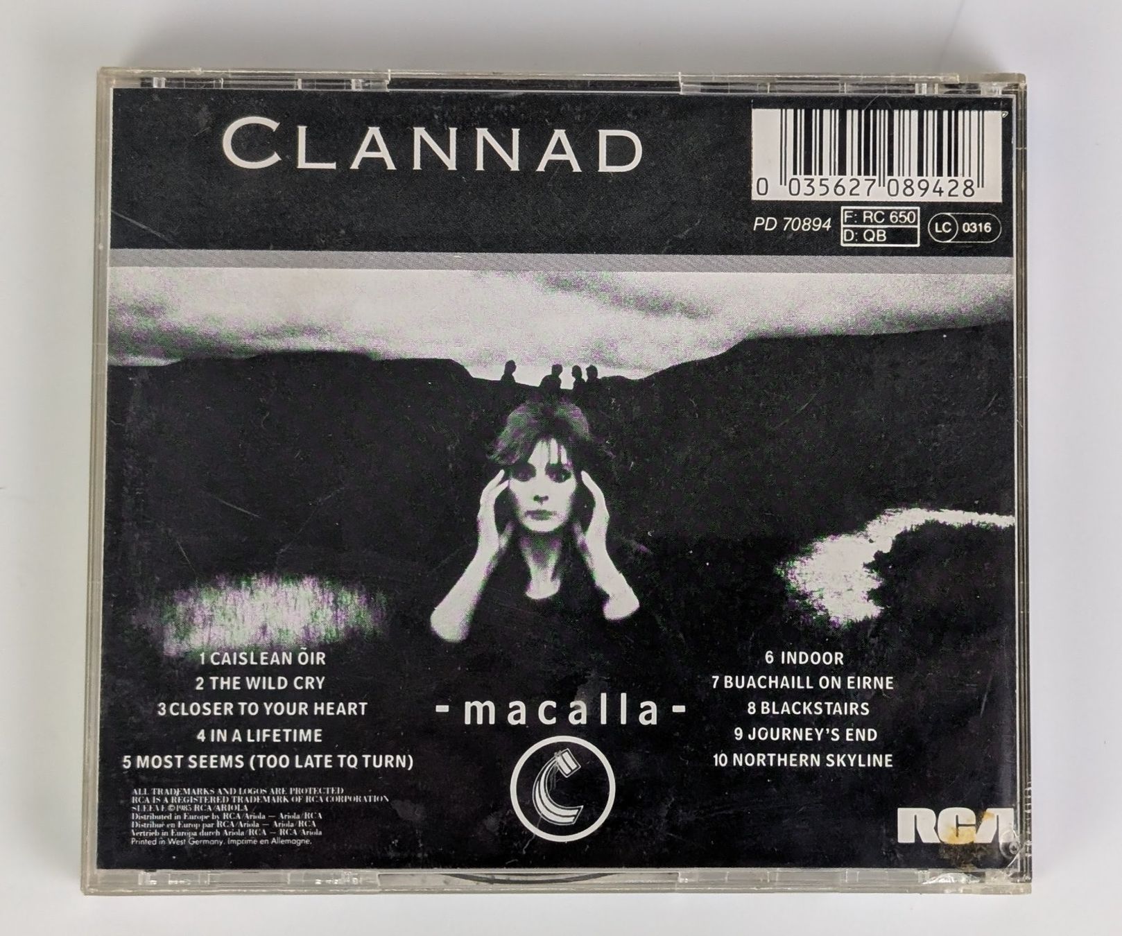 CD: Clannad - Macalla CD Album, 1985 – Usato da Zürich venduto da 1.Simon 1
