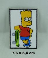 BART SIMPSONS - Aufnäher - Aufbügler - 7,6x5,4cm