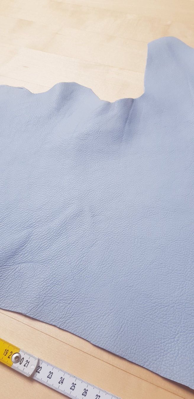 Tessuti: Leder hellblau / grau (echtes Nappa Rindsleder) – Nuovo e nell'imballaggio originale da Menziken venduto da Zyropa 3