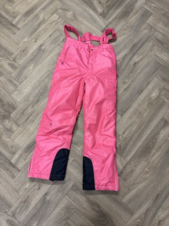 Skihose Kinder 146 pink mit Trägern gebraucht