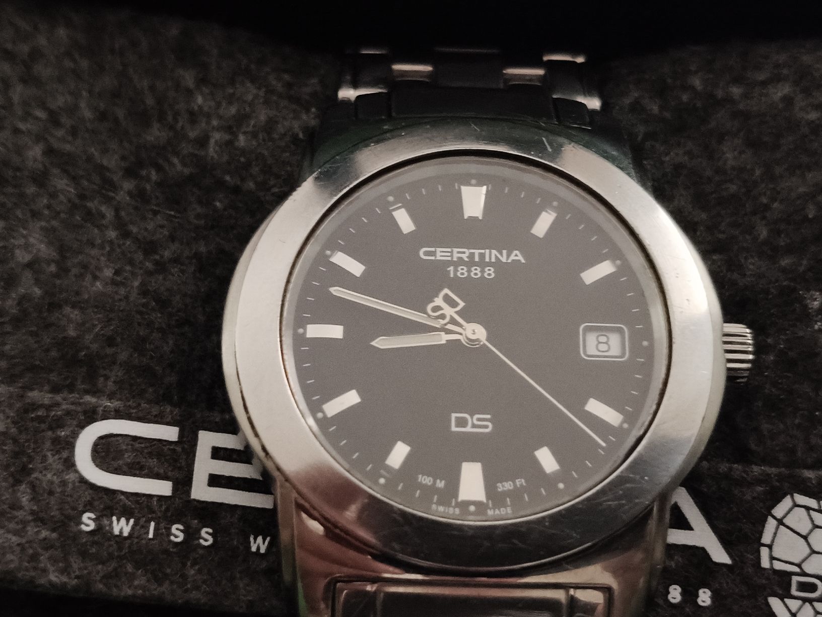 Certina Orologi: Certina DS Quarzuhr läuft einwandfrei mit Box – Usato da Glattbrugg venduto da tarnkappenbomber 3
