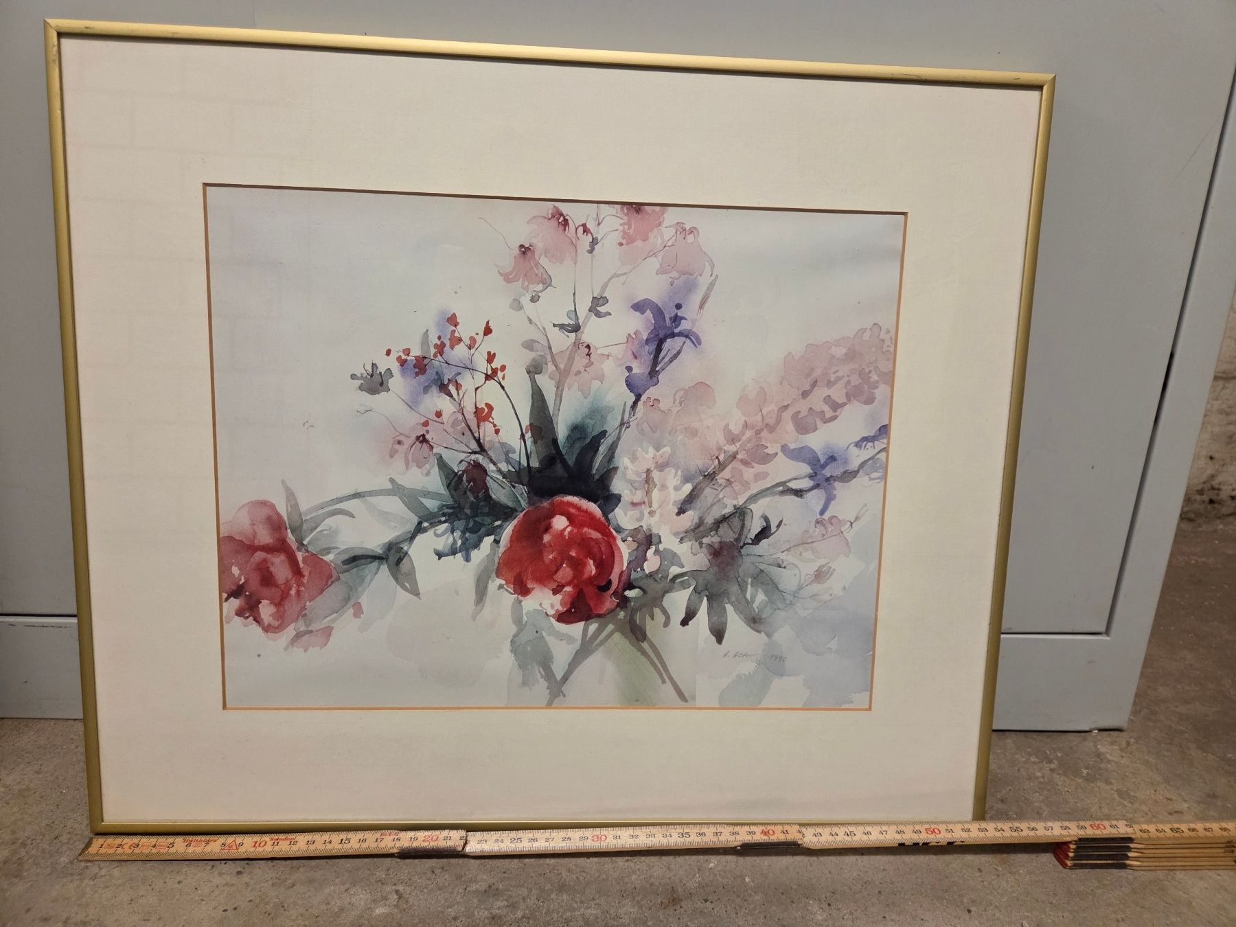 Dipinti: Aquarellbild "Blumenstrauss" – Usato da St. Gallen venduto da Razoon77 1