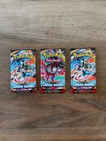 3x Pokémon Chaos Rising Booster EN Neu & OVP Neupreis 30.-
