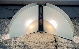2 Stück 80er Designer Tischlampen Postmodern Italy