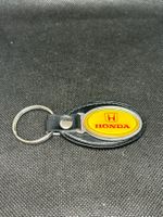 Honda porte-clefs automobile en cuire vintage 80's