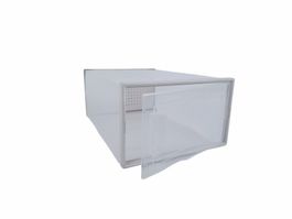 ESMÉE Aufbewahrungsboxen transparenter Kunststoff