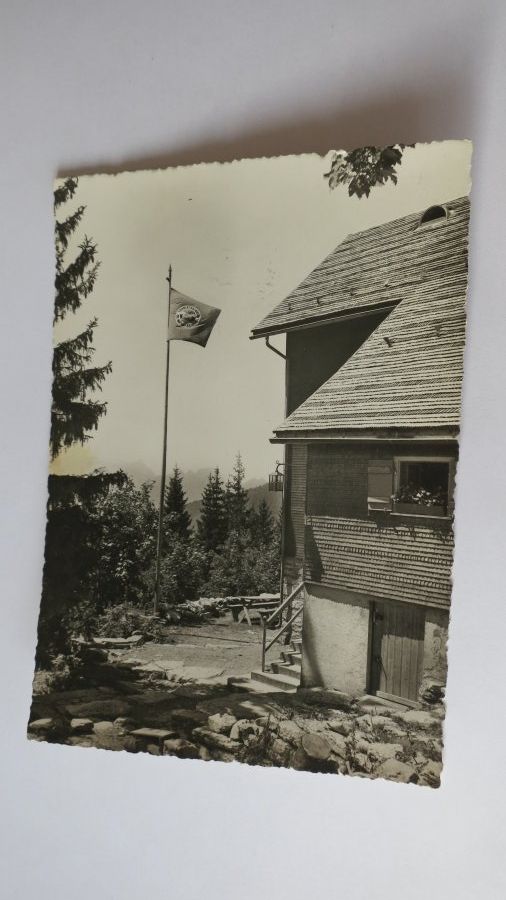 Cartoline postali: Amden / SG - Ski- u. Ferienheim "Tscherwald" - 1959 – Usato da Jona venduto da centumprata