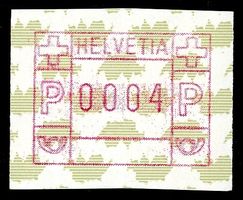 ATM 9z Wertfehldruck 4 Rp. Wertstufe 0004 ** postfrisch