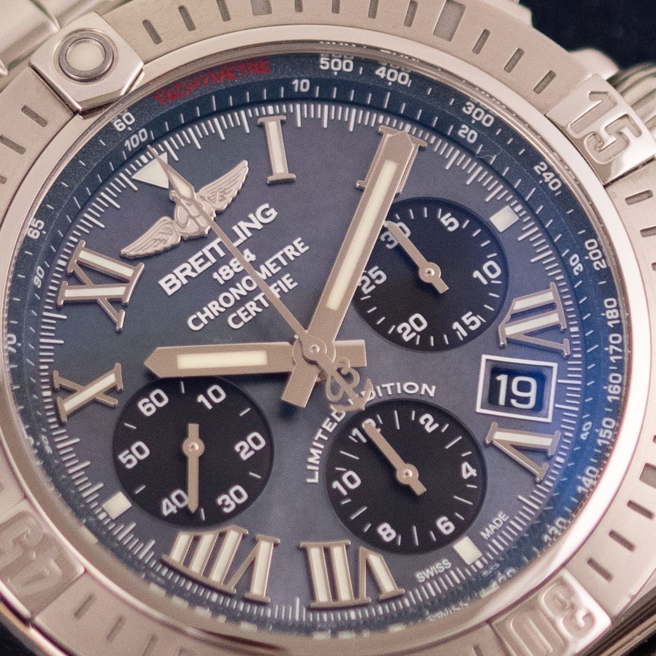 Breitling Orologi: Breitling Chronomat Blue Shell Ltd/ AB01153/ 2022 / Full Set – Usato da Luzern venduto da PrimeSwissTime 3
