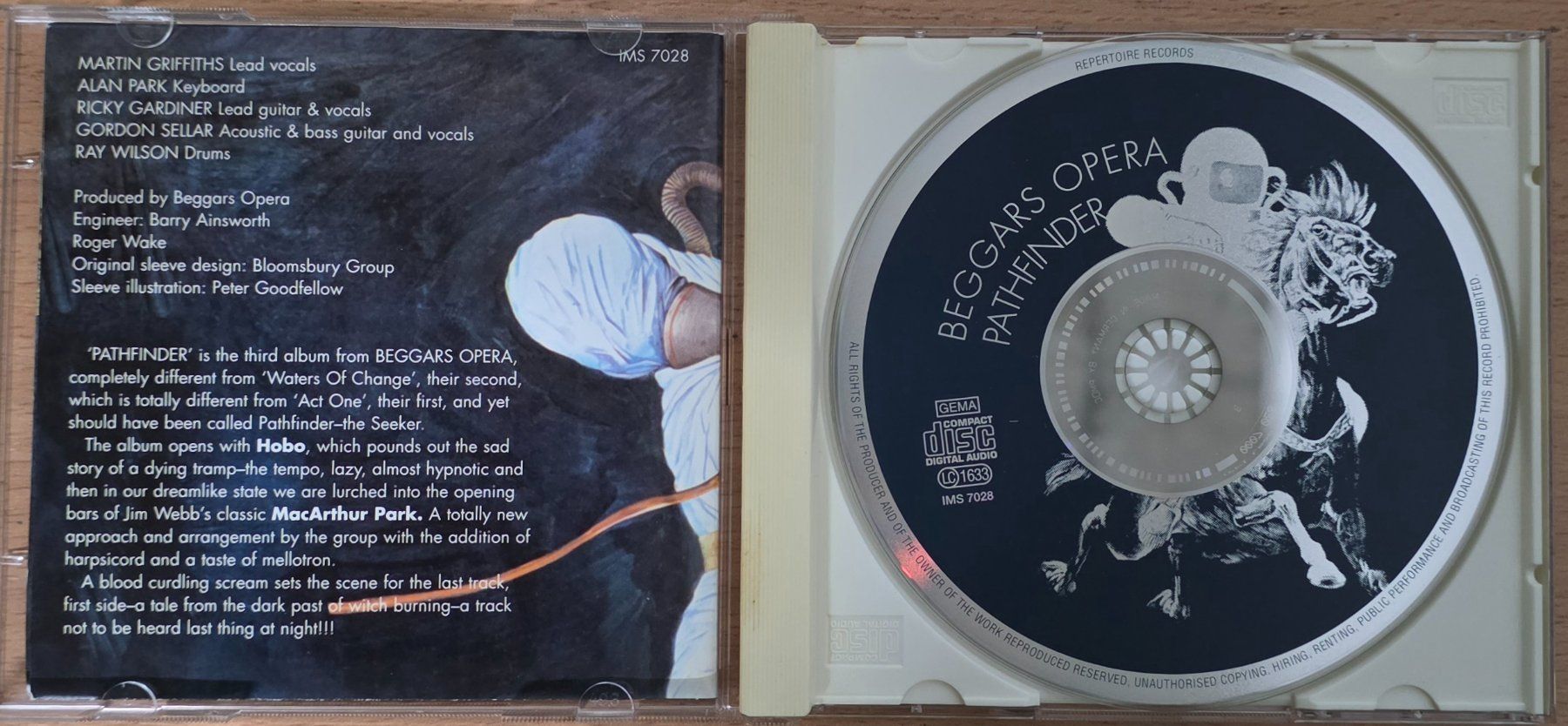 CD: Beggars Opera CD – Pathfinder – Usato da Root venduto da atelier22 1