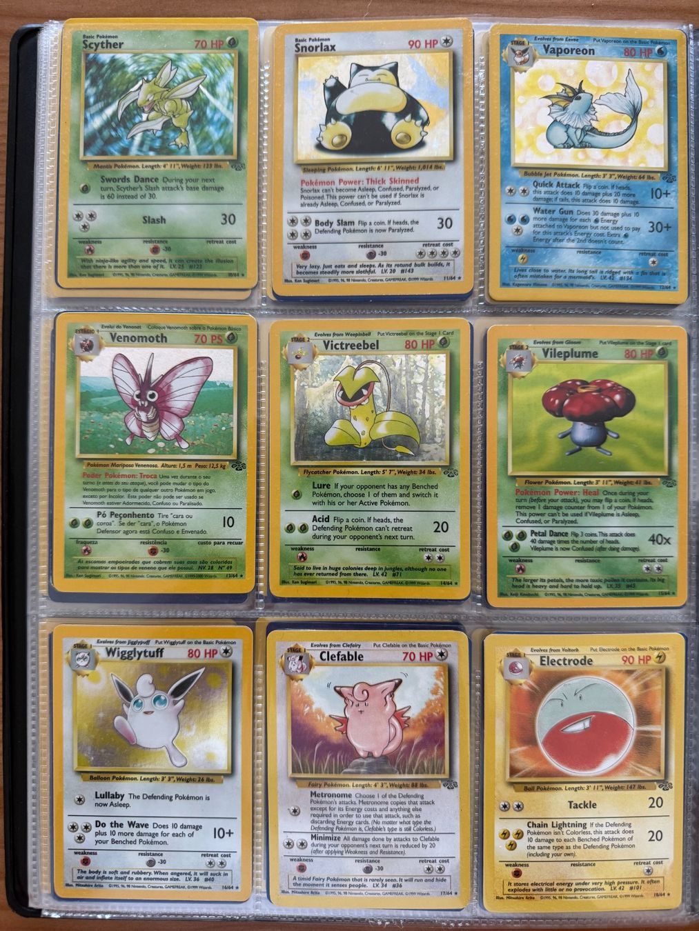 Pokémon Carte collezionabili: Complete Pokémon Jungle 1999 Collection – Usato da Lausanne venduto da laminas 1