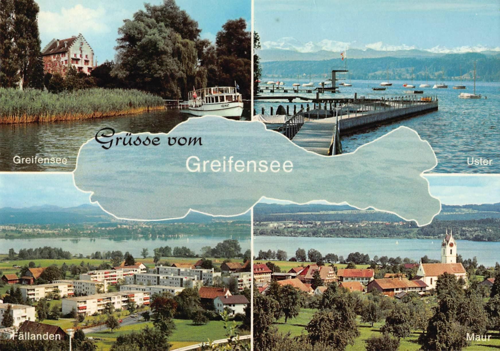 Cartes postales: Gruss vom Greifensee - schöne, interessante Ansichtskarte – D'occasion à Winterthur par SchatzchischtliWinti