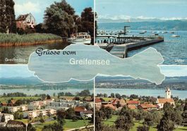 Gruss vom Greifensee - schöne, interessante Ansichtskarte