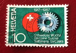 CH Briefmarken Stempelt Zürich