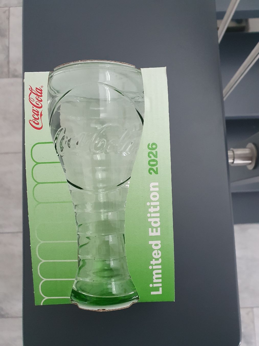 Coca-Cola Bicchieri: Verre  Coca-Cola " Green" Limited Edition 2026 McDo – Nuovo e nell'imballaggio originale da Le Noirmont venduto da Guiguiguette