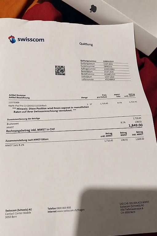 Tablet PC: Apple iPad Pro 13" M5 2025  512 GB  Cellular  – Gebraucht aus Spreitenbach von paljana 4