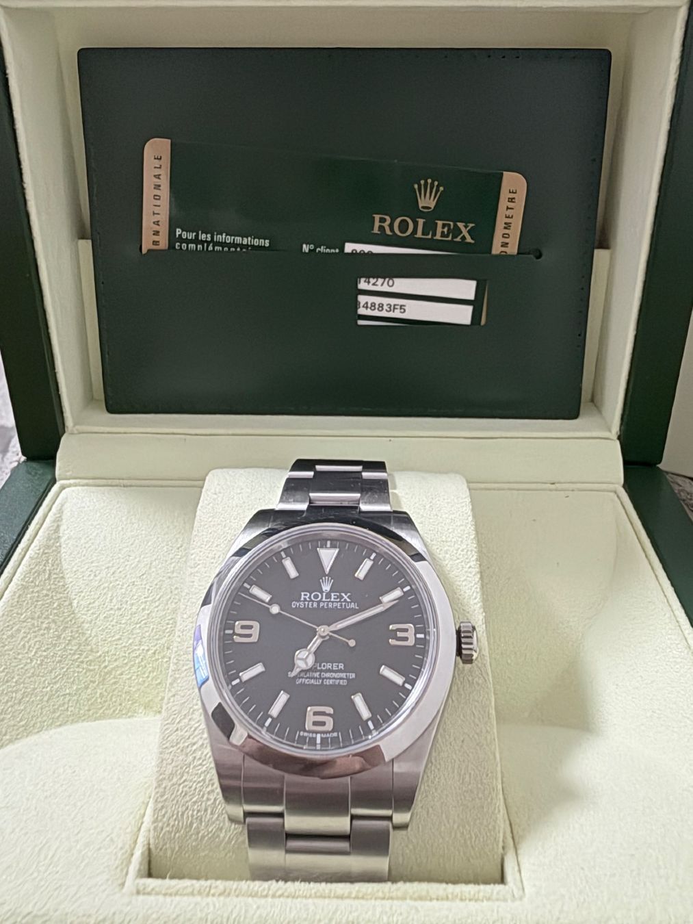 Rolex Orologi: Montre Rolex Explorer 1 noire, bon état – Usato da Payerne venduto da haj_t8cb