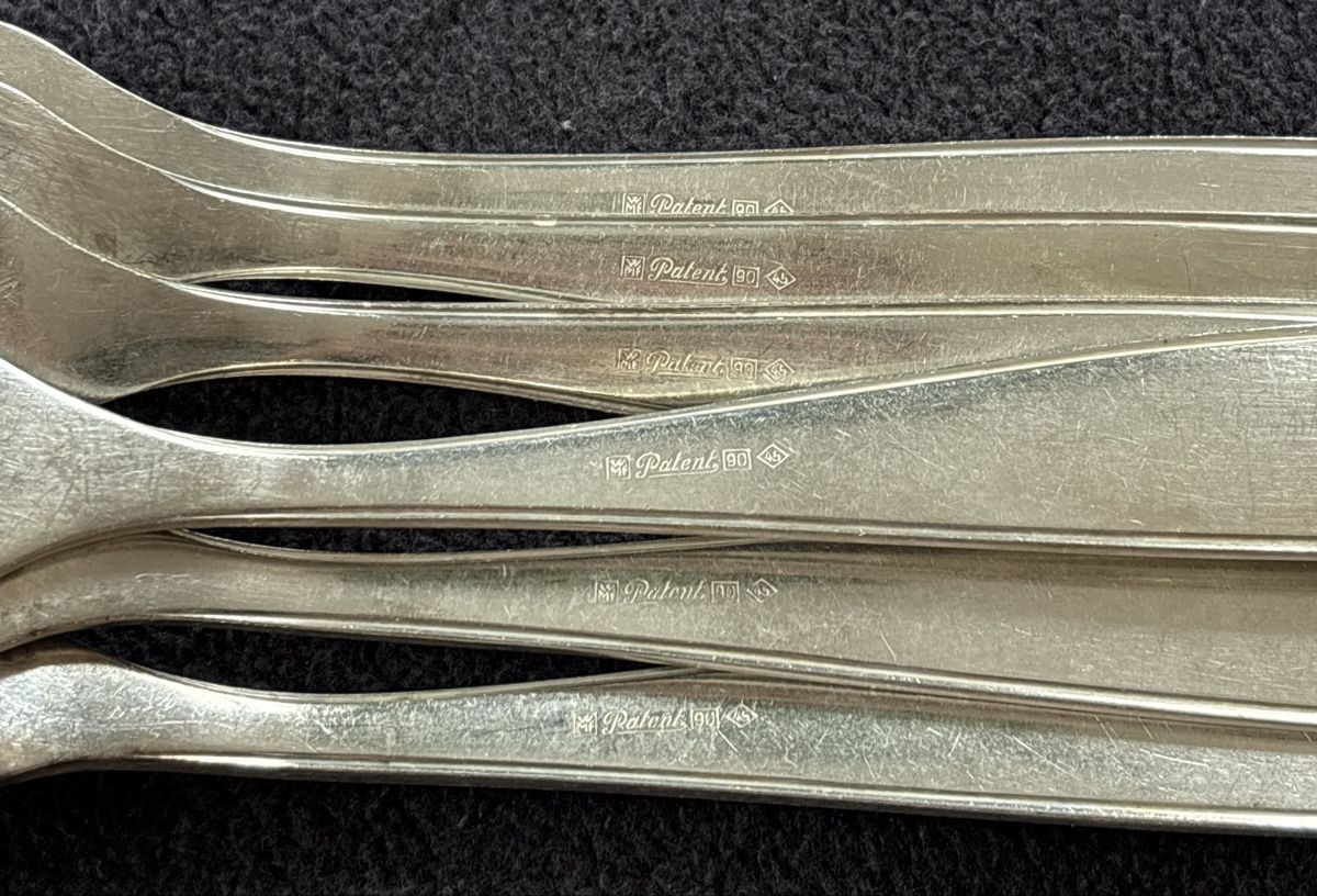 WMF Forchette: 6er Set Gabeln Silber WMF Patent 90 – Usato da Rafz venduto da Sukion 3