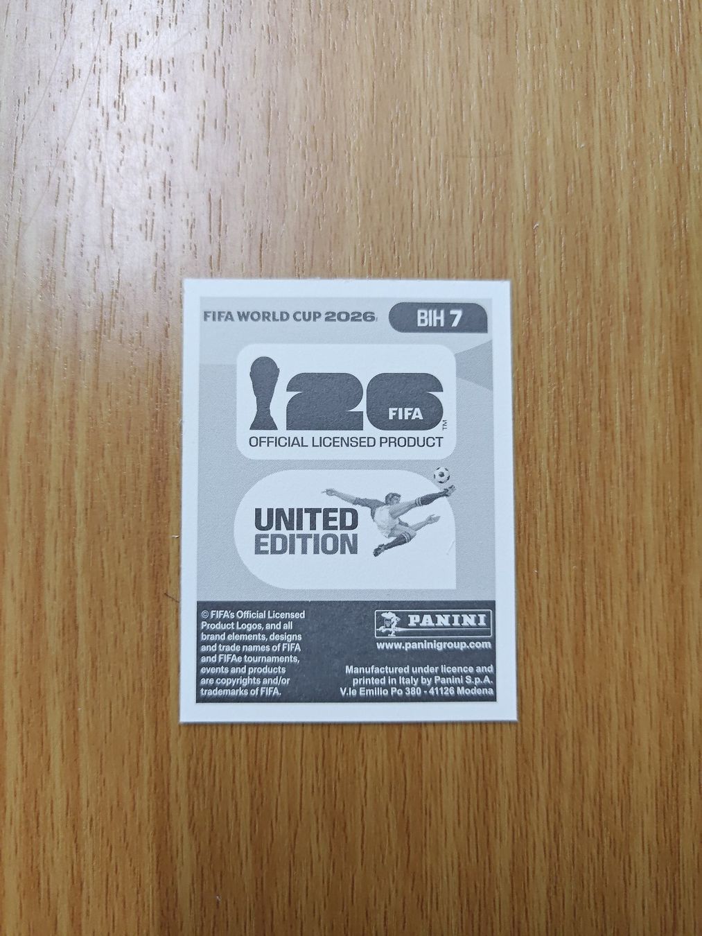 Panini Carte collezionabili: Panini WM 2026 Sticker - BIH 7 – Usato da Hochdorf venduto da all_u_want 1