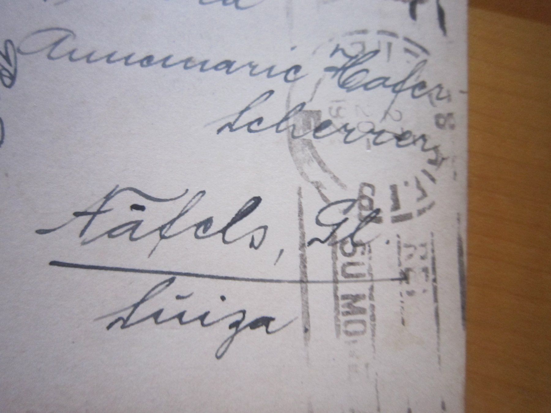 Cartoline postali: No 8 Postkarte ISLA ALICIA 1926 – Usato da Gordola venduto da Polentaefung 4