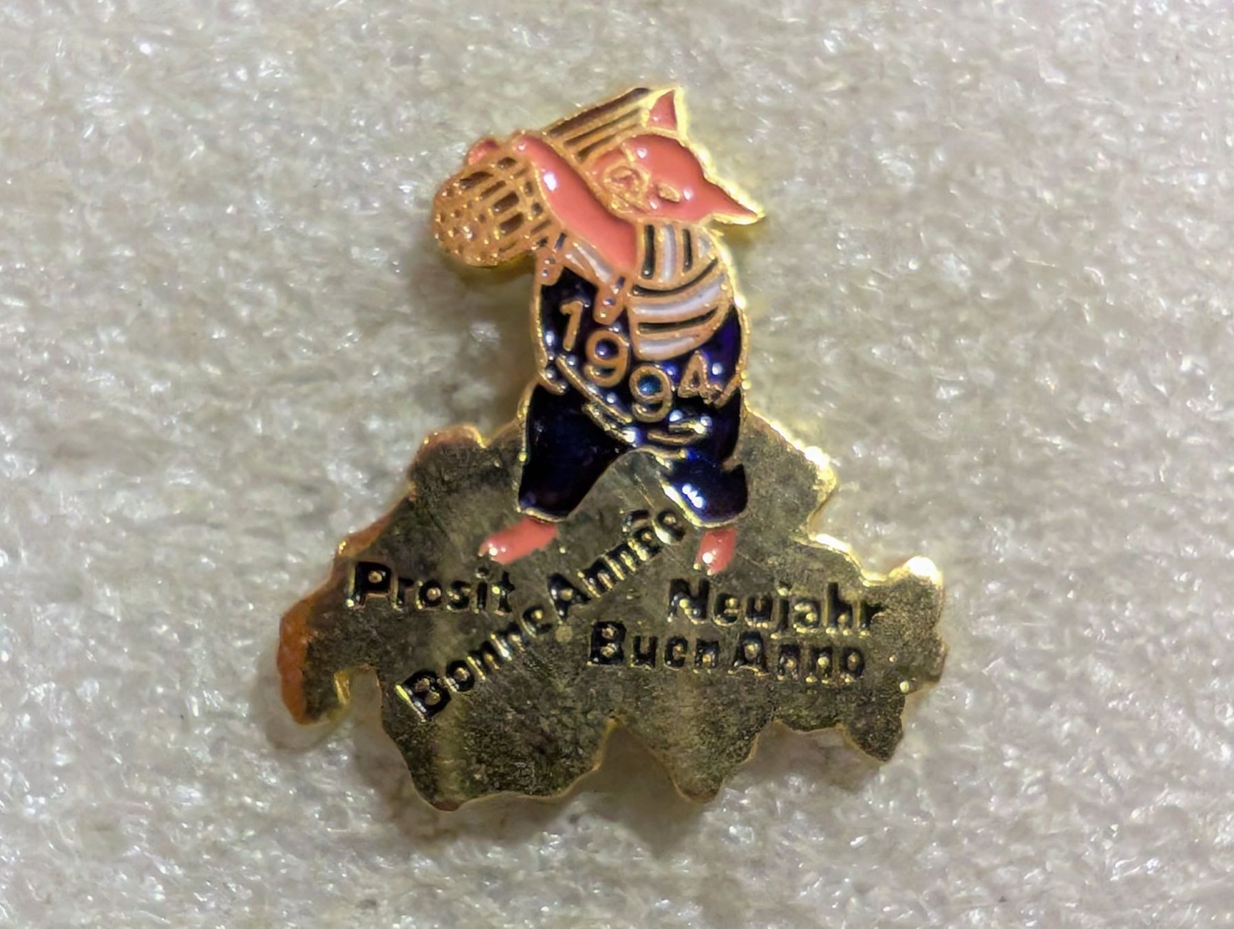 Placchette & Badge: Ansteckpin 42: Neujahr – Usato da Oppligen venduto da Pin-Fall-Shop