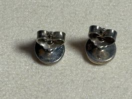 1 Paar silber Ohrstecker 925 mit Opalen