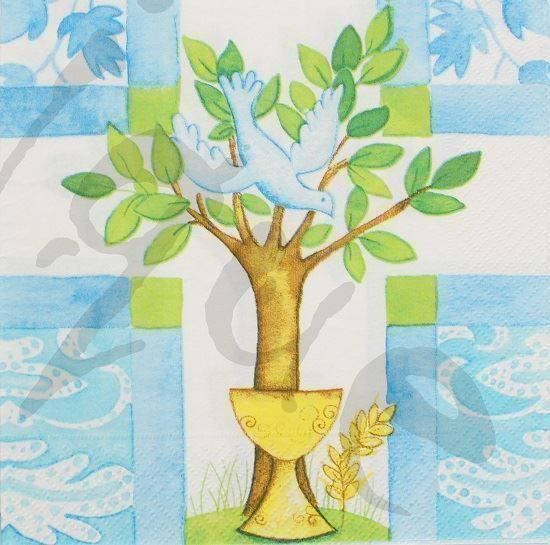 Tovaglioli: Serviette taube (e31) 2Stk. – Nuovo (secondo la descrizione) da Schlatt TG venduto da kreativ-atelier