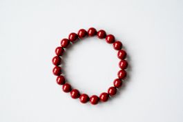 Neu! Armband aus China~~ 朱砂, natürlicher Stein, elastisch