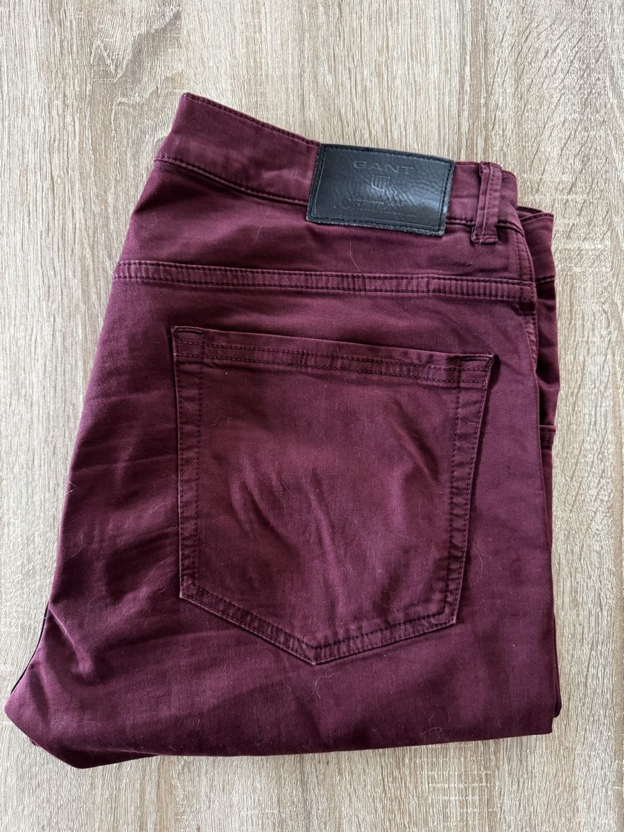 Gant Pantaloni: Gant Pantalon Bordeau 34-32 – Usato da Vevey venduto da Eiden77 3