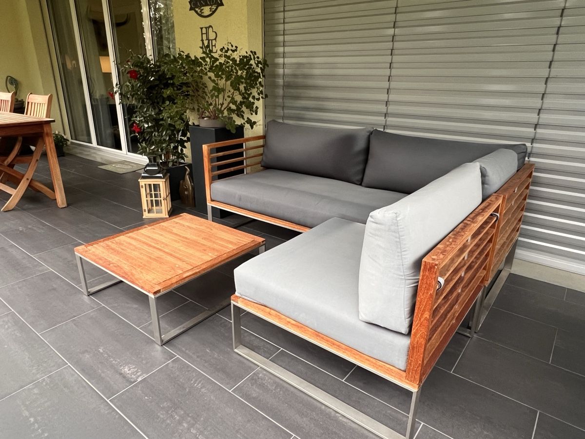 Divani: Garten-Lounge mit Ecke in Teakholz – Usato da Uetikon am See venduto da 150960