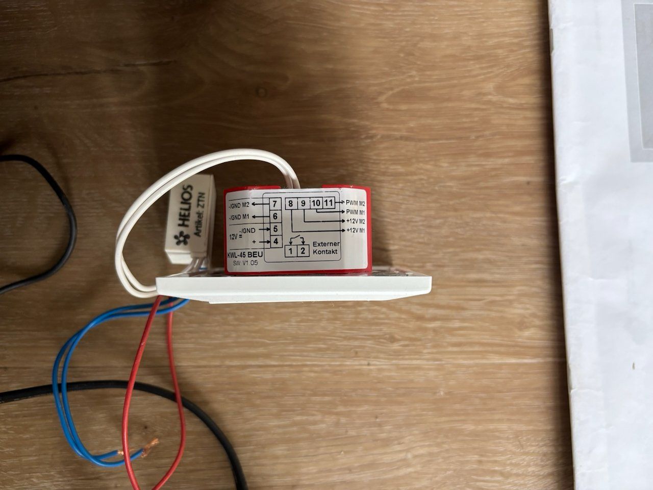 Helios Ventilatori: Helios KWL 45 Kontrollierte Wohnraumlüftung – Usato da Zürich venduto da mvz 4