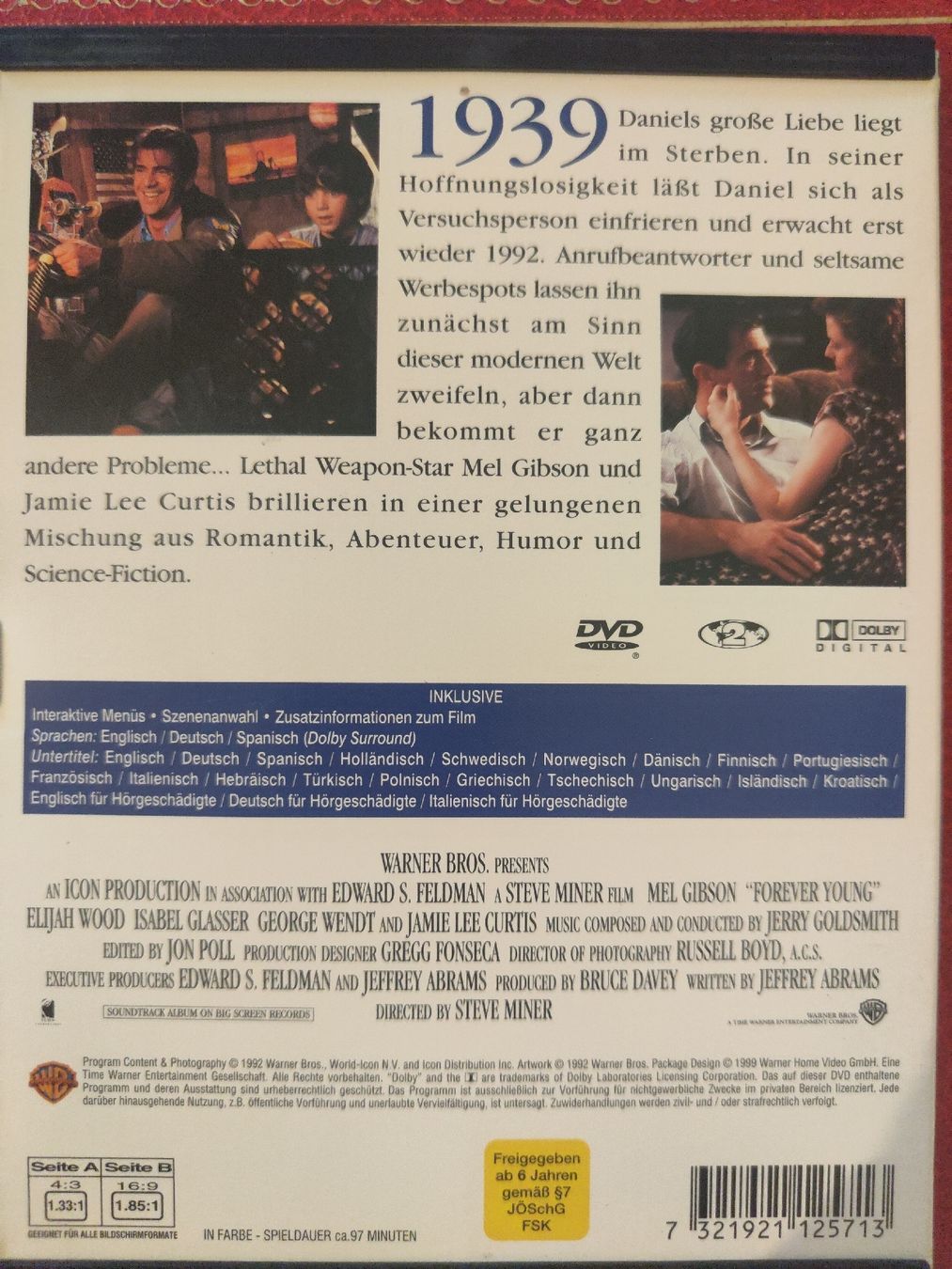 Tutti i DVDs: DVD: Forever Young - Mel Gibson Klassiker! – Usato da Gossau SG venduto da mog_2q7f 1