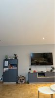 Moderne Wohnwand in Anthrazit, Top Zustand, viel Stauraum