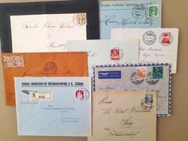 Lot: 15 alte Firmen-/Bedarfsbriefe/-karten SCHWEIZ ab 1880