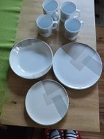 Camping Geschirr aus Melamin 4 Pers.