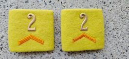 *** Patten /Schulterschlaufen mit Nummer ***