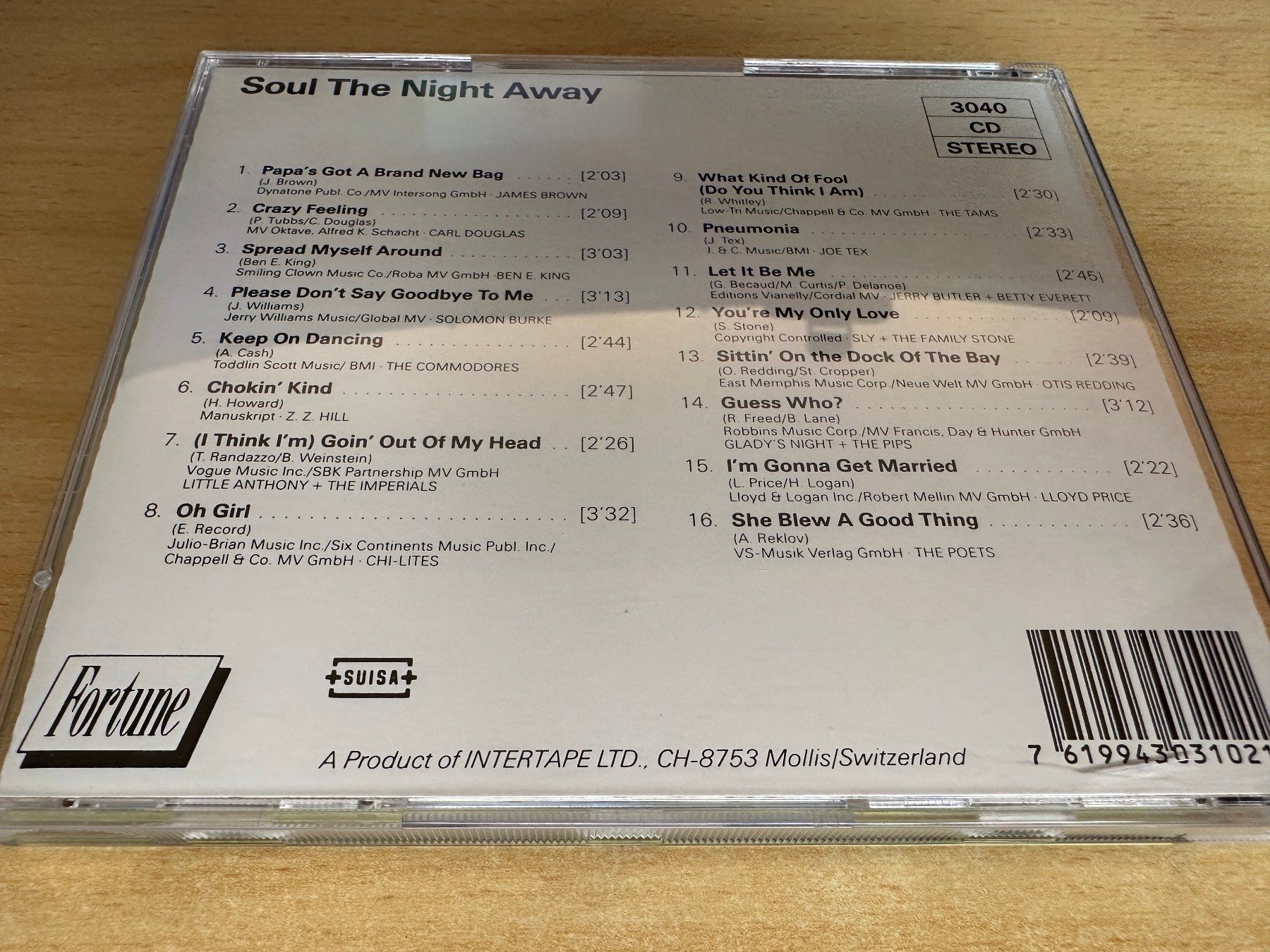 CDs: Various - Soul The Night Away – Gebraucht aus Rikon im Tösstal von Alpenmutz 1