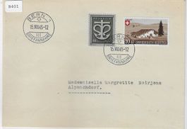 W19 Mi. 443 B27/461 Bern 15.VIII.45 nach