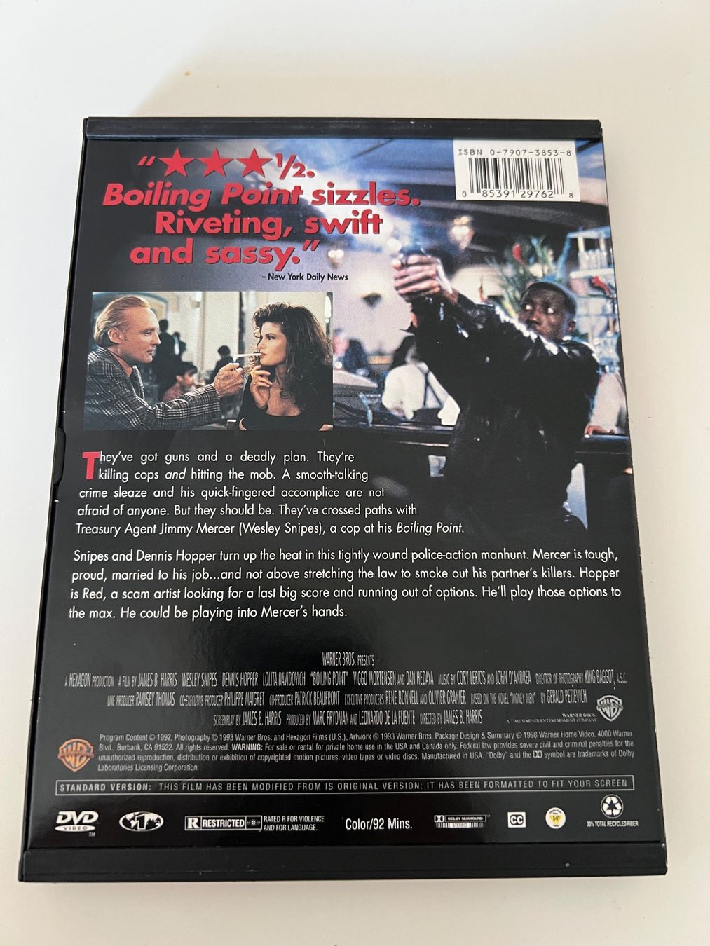 Tutti i DVDs: DVD Boiling Point mit Wesley Snipes – Usato da Altstätten SG venduto da sheamus 1