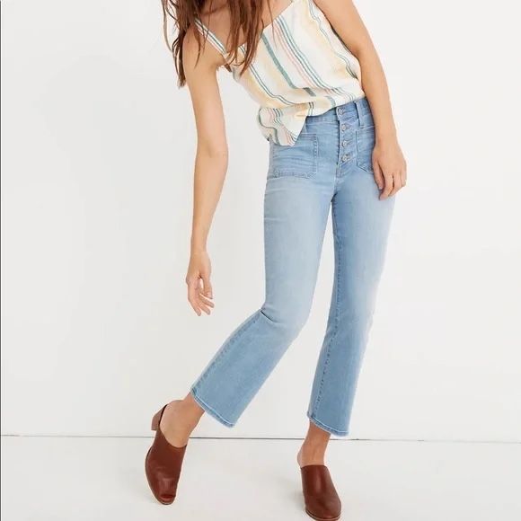 Jeans: madewell cropped flared jeans W24 – Usato da Winkel venduto da Zimtguetzli