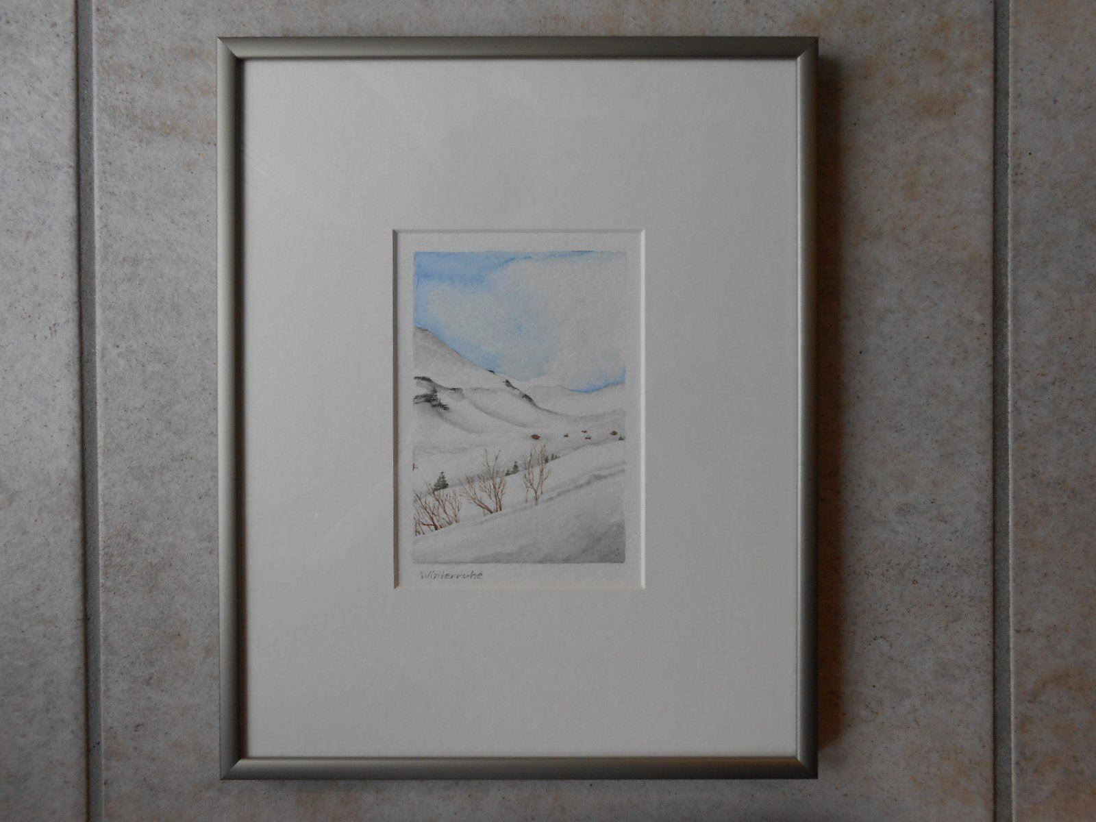 Dipinti: Aquarell CH WINTERRUHE GR - (R) – Nuovo (secondo la descrizione) da Hallwil venduto da pkaiser44 1