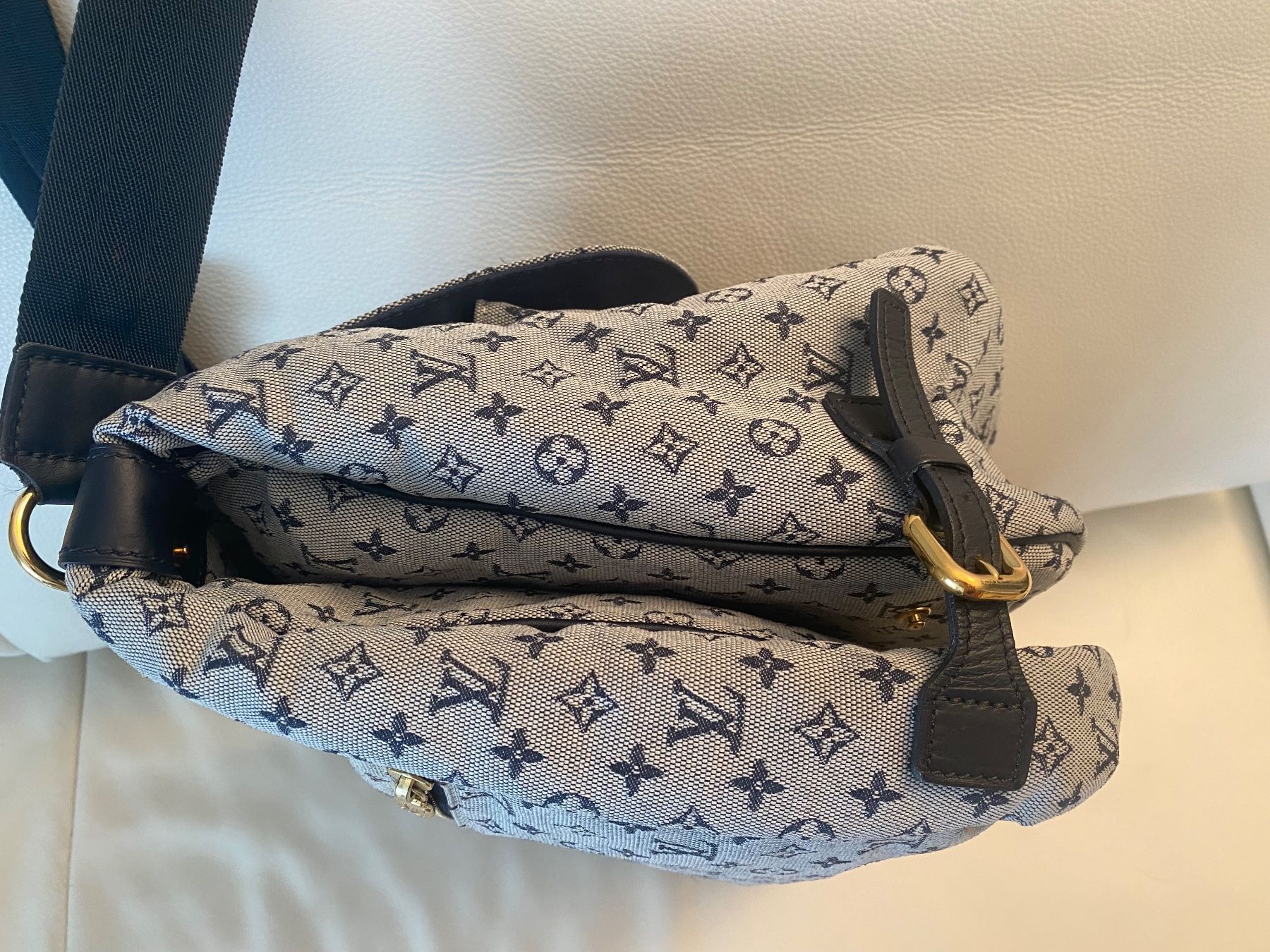 Louis Vuitton Borse: LOUIS VUITTON - Maman Diaper Bag Navy Mini Lin – Nuovo (secondo la descrizione) da Winkel venduto da ferrari2022 5